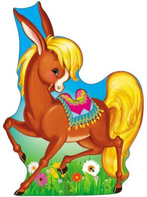 Плакат фигурный Конек горбунок Ф-7453