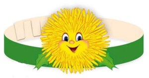 Ободок Цветок одуванчик МА-10701