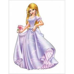 Плакат фигурный Принцесса Ф-4860