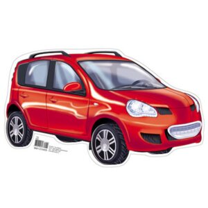 Плакат фигурный мини Машина легковая ФМ1-10455