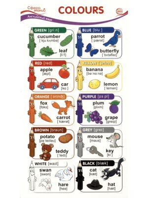 Шпаргалка Colours ШМ-15047