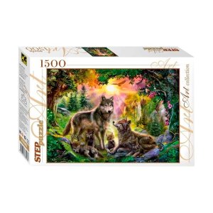Паззл 1500 Степ Волки 83046