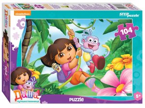 Паззл  104 Степ Даша путешественница Никелодеон 82177