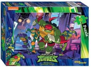 Паззл   60 Степ Черепашки Ниндзя Никелодеон 81181
