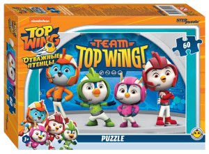 Паззл   60 Степ Отважные птенцы 81200