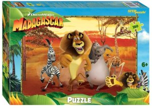 Паззл  260 Степ Мадагаскар 3 95095