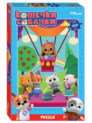 Паззл  360 Степ Кошечки и собачки 96107
