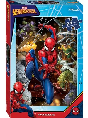 Паззл   24 Степ МАХI Человек паук 90100