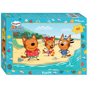 Паззл   60 Степ Три кота 81235