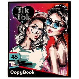 Тетрадь  48л Клетка Тик Ток GIRL диз 5 NS-48-73817-TT