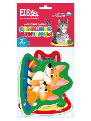 Магнитный пазл Домашние питомцы