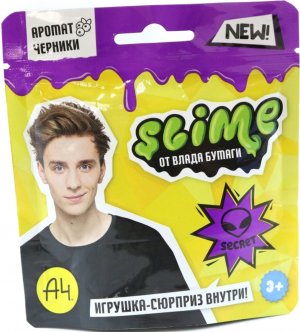 Слайм ТМ Slime фиолетовый Влад А4 80 г