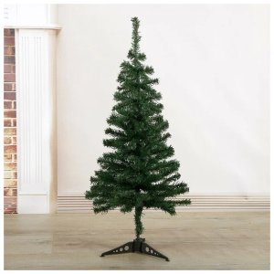 Елка 90см d иголок 6см 90 веток пластик подставка 701416