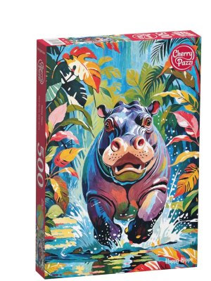 Паззл  500 Cherry Красочный бегемот 20272