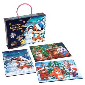 Пазлы новогодние Волшебный праздник 7994461