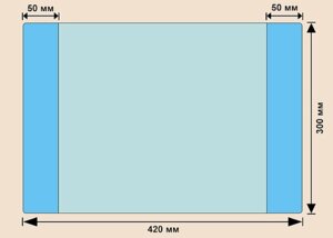 Обложка для тетрадей и шк. журналов А4 ПВХ 300*420 110 мкм К41-15пр 