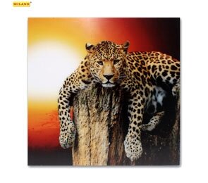 Картина на стекле Леопард (30х30) УД-4017