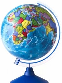 Глобус политический 25см на синей подставке Ке012500187