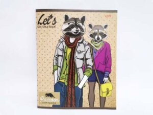 Тетрадь  48л Клетка Микс 48-3018 