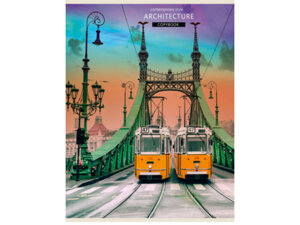 Тетрадь  48л А4 Клетка Мост и Трамвайчики 48-8783 