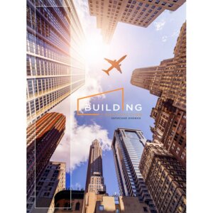 Записная книга  96л А4 Клетка Небоскребы в Лучах 96-5758