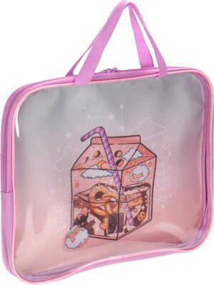 Сумка текстиль с ручками А4 на молнии 350х265х40мм KAWAII П-1485