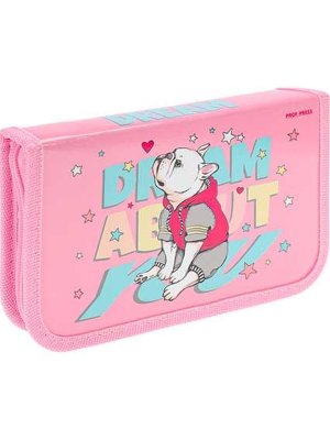 Пенал 1 секц большой МЕЧТАТЕЛЬНЫЙ ПЁСИК (ПН-7660) 190х115, глянц.ламинир.