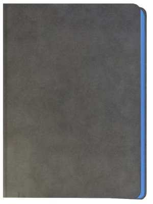 Ежедневник 136л недатир А5 CARBON&COLORS неон срез Голубой Кожзам 136-5056