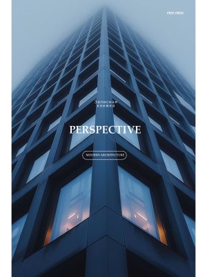 Записная книга 200л А4 Клетка Архитектура современности 200-1157