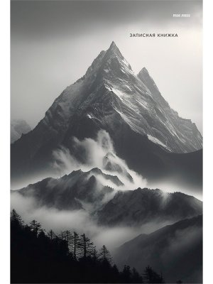 Записная книга  96л А4 Клетка Горы в тумане Б96-0858