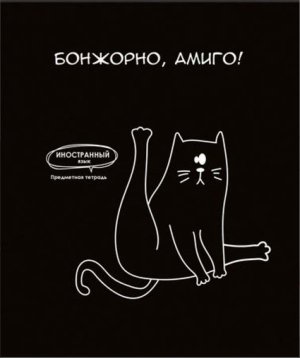 Тетрадь предм 48л Клетка ИНОСТРАННЫЙ ЯЗЫК ПОДСЛУШАНО Т48-1458