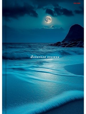 Записная книжка  96л А6 НОЧНОЕ ПОБЕРЕЖЬЕ 96-7564