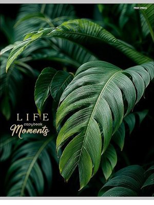 Тетрадь   96л А4 Клетка ЗЕЛЁНЫЕ ЛИСТЬЯ - 5 96-8927