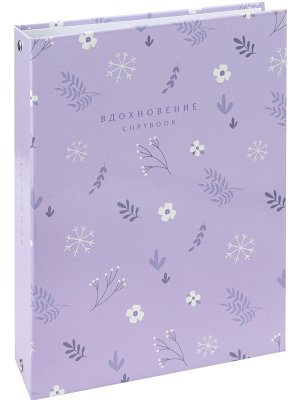 Тетрадь на кольцах 100л Цветочный минимализм Т100-9179