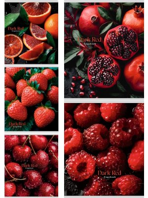 Тетрадь  48л Клетка ФРУКТЫ И ЯГОДЫ-3 48-9055