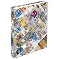 Альбом для монет 10л Optima Elite 230*270 на кольцах с разделит Кожзам 220188