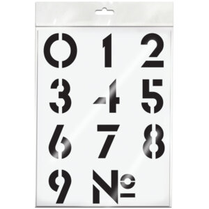 Трафарет 30*40см Цифры ТЦ3040_45564