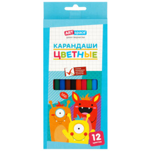 Карандаши 12цв Монстрики заточен CP_41030