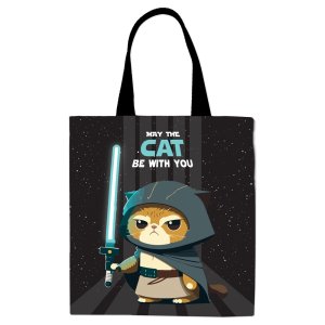 Сумка шоппер Cat 31*39см с карм HB_59689