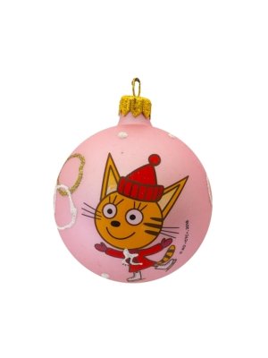 Шар 85мм Карамелька на коньках в подарочной упаковке КУ-85-18338