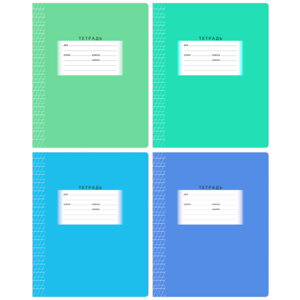 Тетрадь  12л Частая Косая Линия Школьная эконом 7332