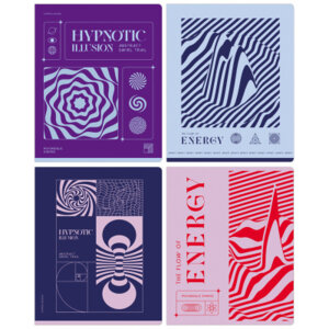 Тетрадь  48л Клетка Поток Энергии Т5ск48_лг 11034