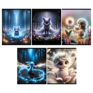 Тетрадь  48л Клетка Сказка глянц Т5ск48_вл 61101