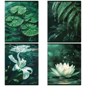 Тетрадь  48л Клетка Harmony мат тисн фольгой с форзацем 70г/м2 Т5ск48_лм_тф 64169