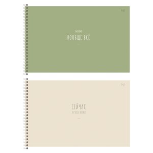 Альбом 40л Basic 120г/м2 Спираль АР4гр40 06803