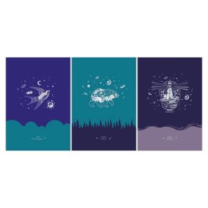 Тетрадь  96л А4 Клетка Немного волшебства soft-touch тиснение голографич фольга Т4ск96_лс_тгф 11913