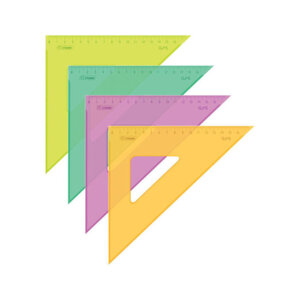 Треугольник 45° 16см прозрач флуор асс ТК57