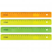 Линейка 25см Neon Crystal пласт асс ЛН22