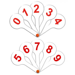 Веер-касса цифр от 0 до 9, Стамм ВК10