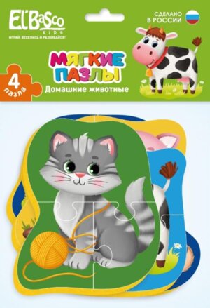 Мягкий пазл Домашние животные ET02-002